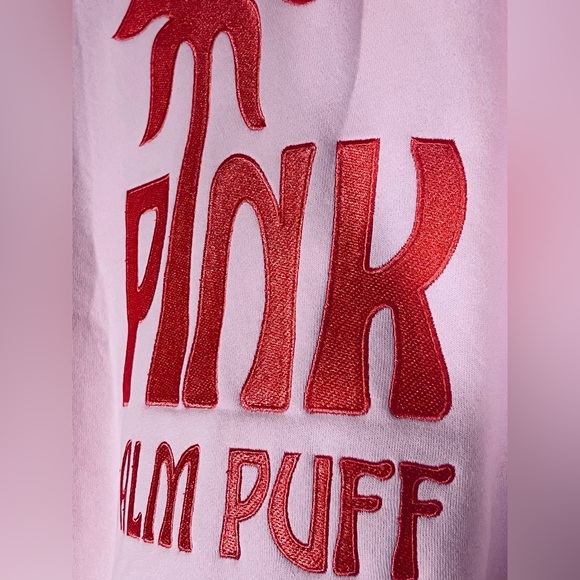 Pink Palm Puff. Classic Puff Hoodie in Pink. Size XS. NWT. - Picture 3 of 8